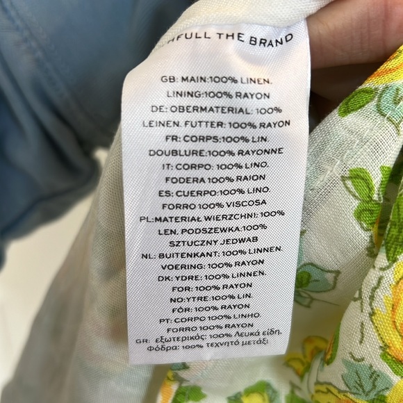 Faithful the Brand Floral Linen Mini Dress - Picture 8 of 8